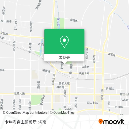 卡岸海盗主题餐厅地图