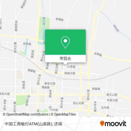 中国工商银行ATM(山泉路)地图
