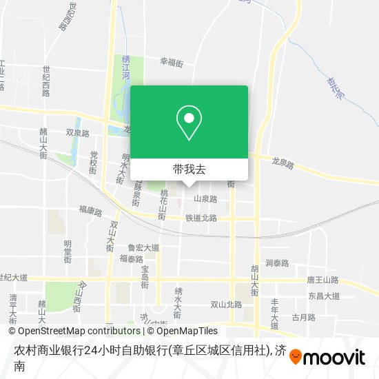 农村商业银行24小时自助银行(章丘区城区信用社)地图