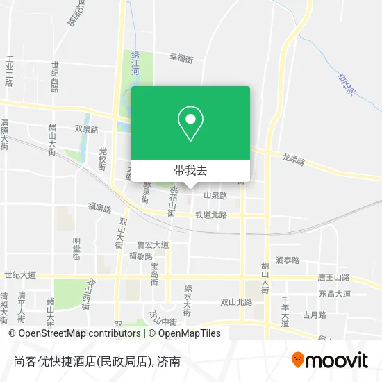 尚客优快捷酒店(民政局店)地图