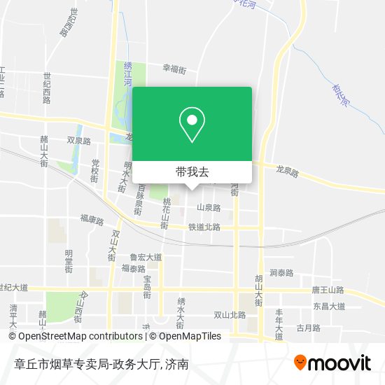 章丘市烟草专卖局-政务大厅地图