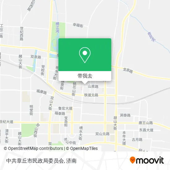 中共章丘市民政局委员会地图