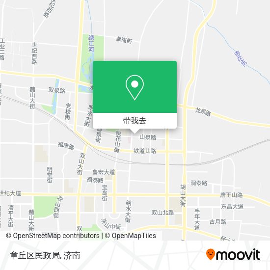 章丘区民政局地图