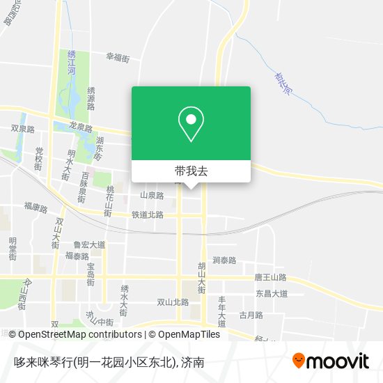 哆来咪琴行(明一花园小区东北)地图
