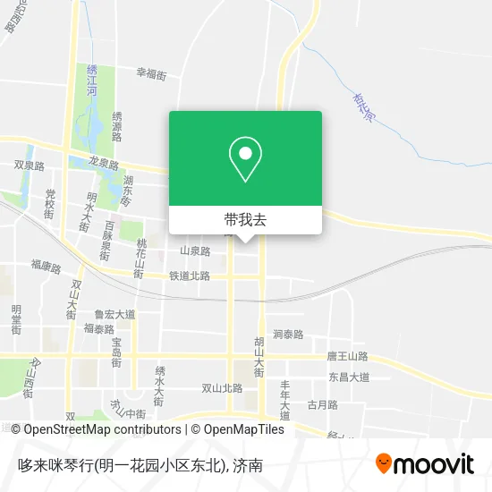 哆来咪琴行(明一花园小区东北)地图