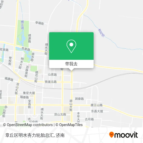 章丘区明水夯力轮胎总汇地图