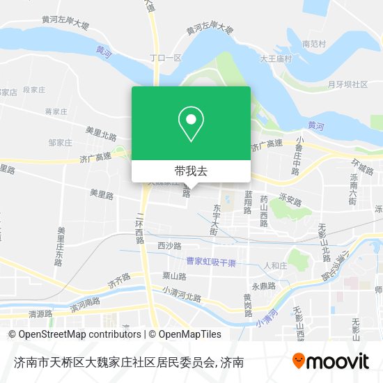 济南市天桥区大魏家庄社区居民委员会地图