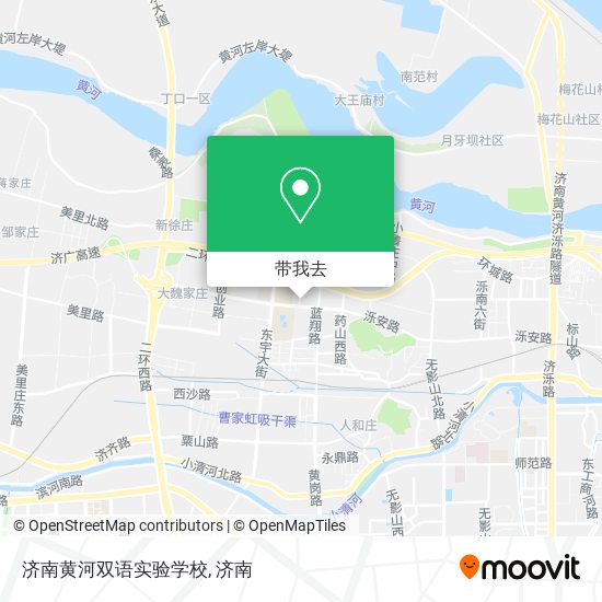 济南黄河双语实验学校地图