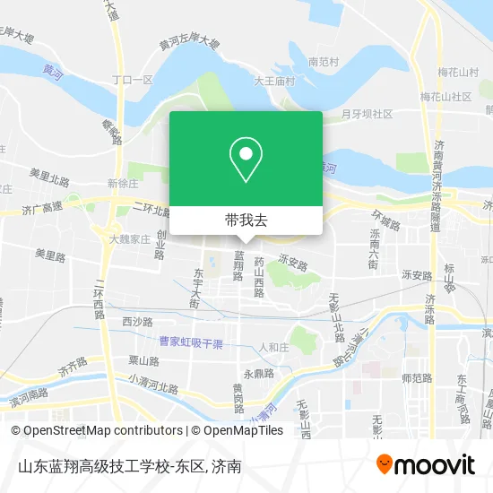 山东蓝翔高级技工学校-东区地图
