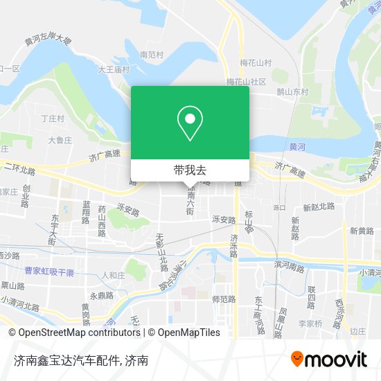 济南鑫宝达汽车配件地图