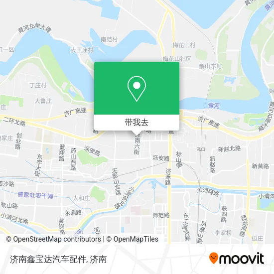 济南鑫宝达汽车配件地图