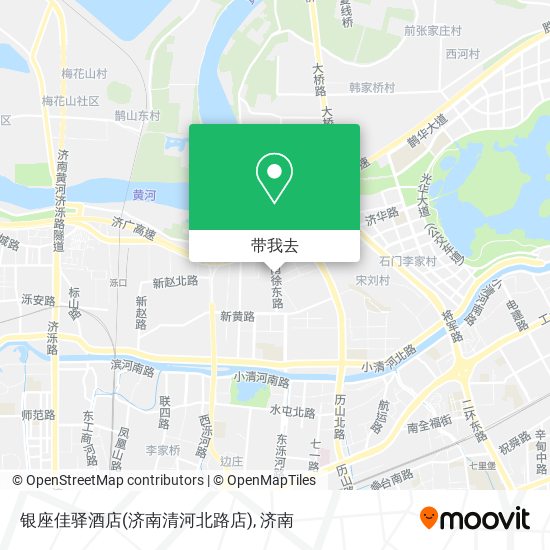 银座佳驿酒店(济南清河北路店)地图