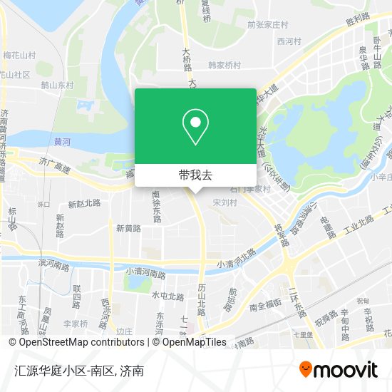 汇源华庭小区-南区地图