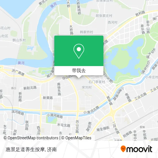 惠景足道养生按摩地图