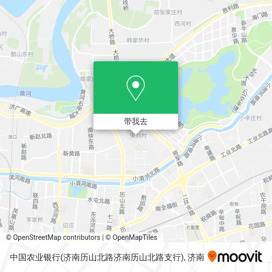 中国农业银行(济南历山北路济南历山北路支行)地图