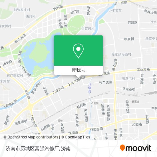 济南市历城区富强汽修厂地图