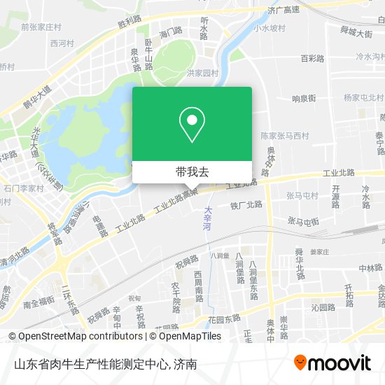 山东省肉牛生产性能测定中心地图
