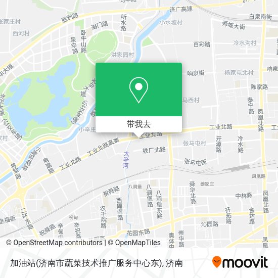 加油站(济南市蔬菜技术推广服务中心东)地图