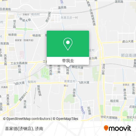 喜家德(济钢店)地图