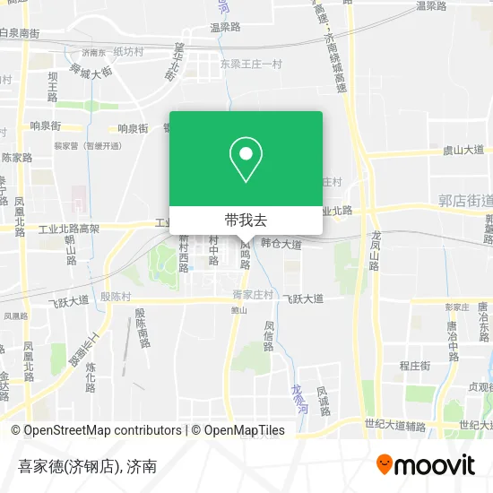喜家德(济钢店)地图