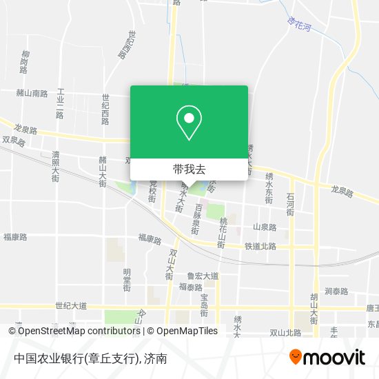 中国农业银行(章丘支行)地图
