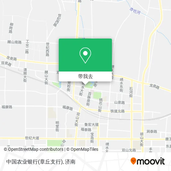 中国农业银行(章丘支行)地图