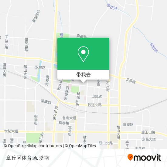 章丘区体育场地图