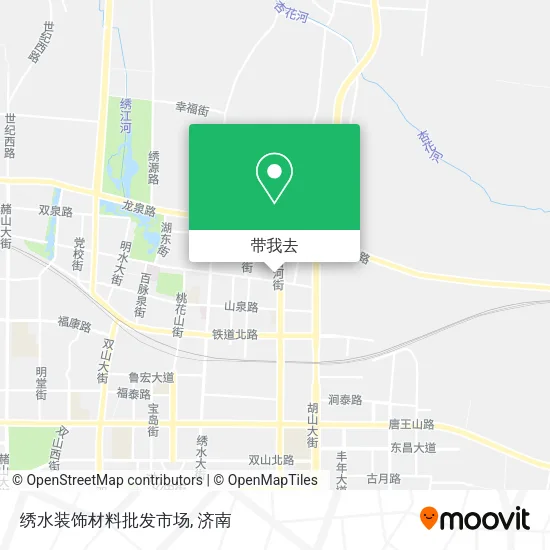 绣水装饰材料批发市场地图