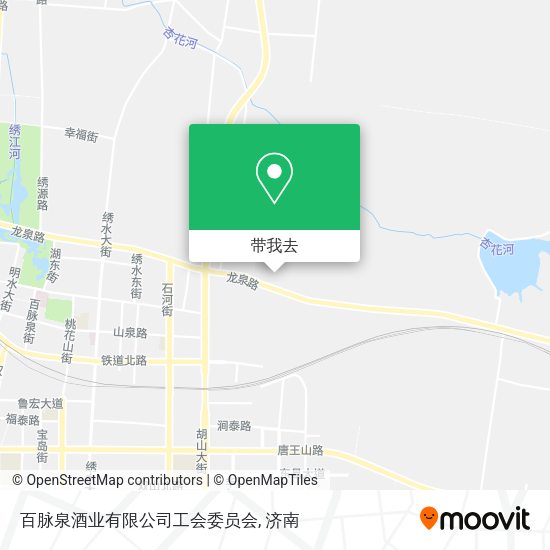 百脉泉酒业有限公司工会委员会地图