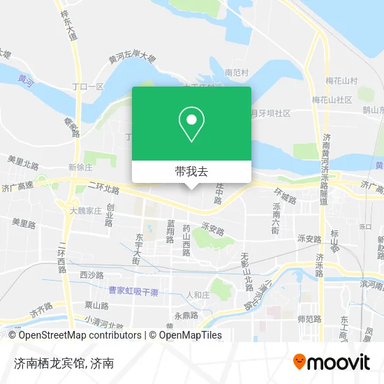 济南栖龙宾馆地图