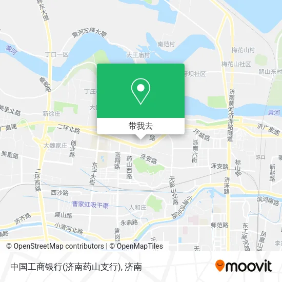 中国工商银行(济南药山支行)地图