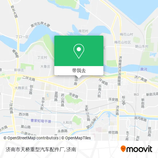 济南市天桥重型汽车配件厂地图
