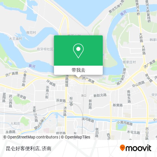 昆仑好客便利店地图