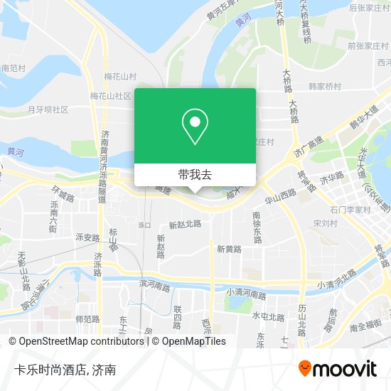 卡乐时尚酒店地图