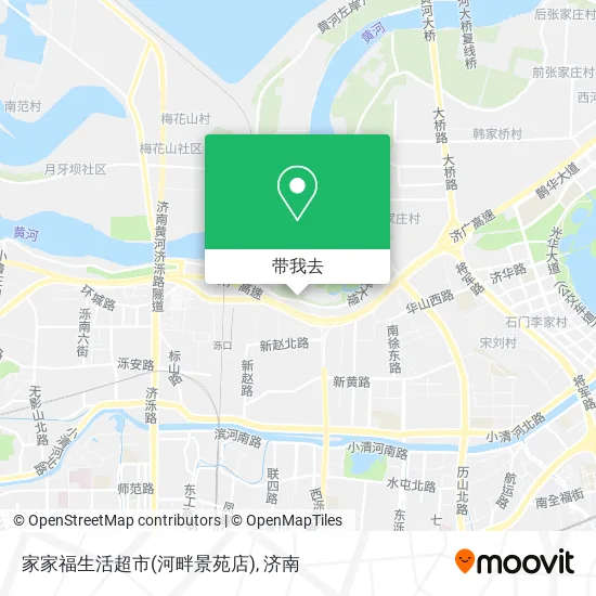 家家福生活超市(河畔景苑店)地图