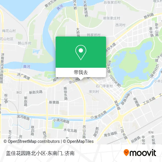 盖佳花园路北小区-东南门地图