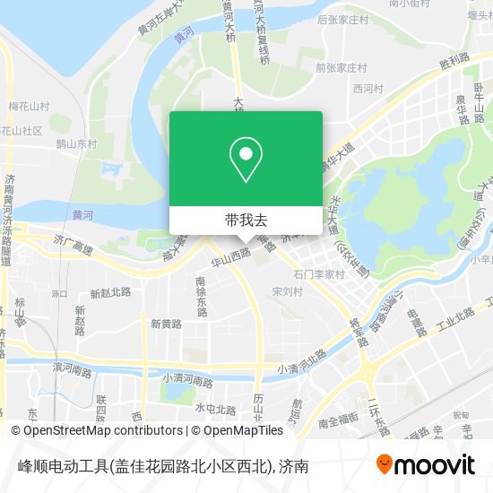 峰顺电动工具(盖佳花园路北小区西北)地图