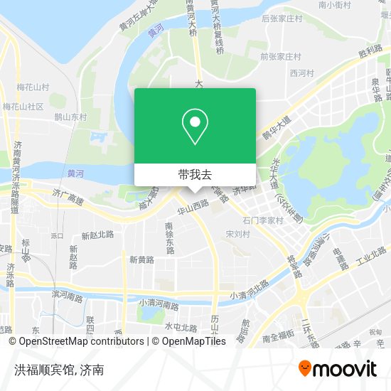 洪福顺宾馆地图