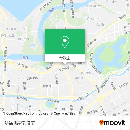 洪福顺宾馆地图