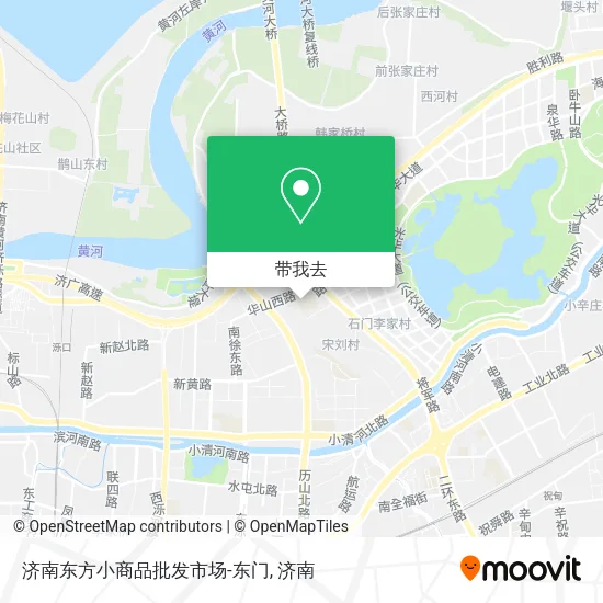 济南东方小商品批发市场-东门地图
