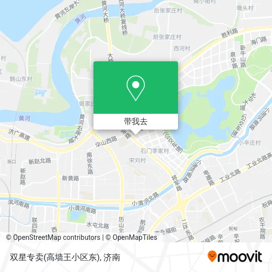 双星专卖(高墙王小区东)地图