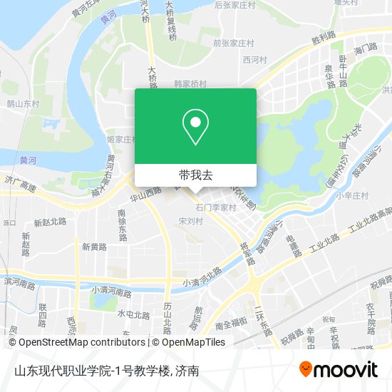 山东现代职业学院-1号教学楼地图