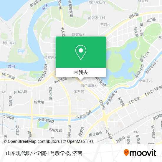 山东现代职业学院-1号教学楼地图