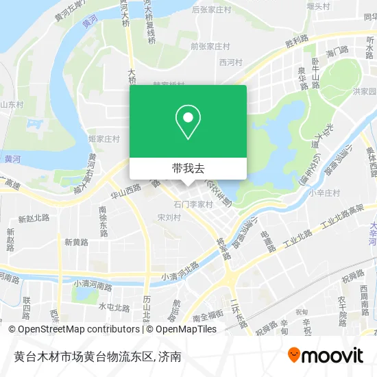 黄台木材市场黄台物流东区地图