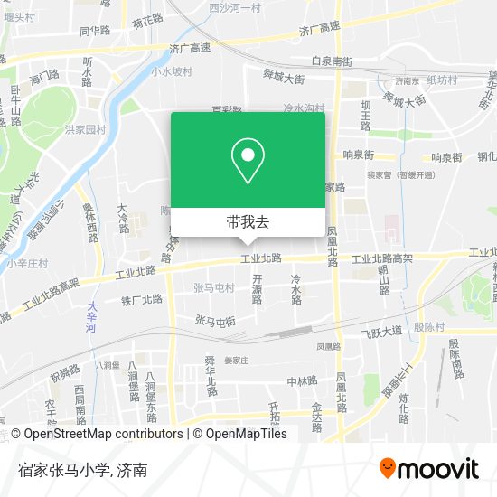 宿家张马小学地图