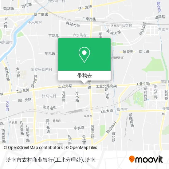 济南市农村商业银行(工北分理处)地图