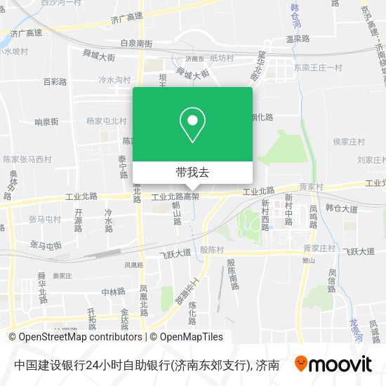 中国建设银行24小时自助银行(济南东郊支行)地图