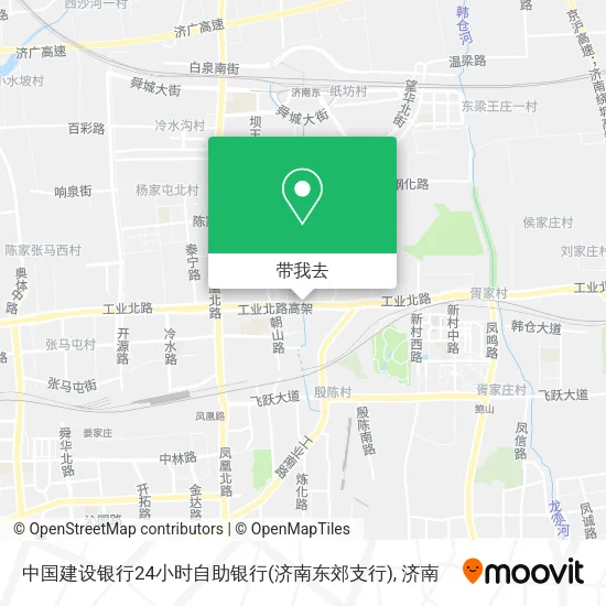 中国建设银行24小时自助银行(济南东郊支行)地图