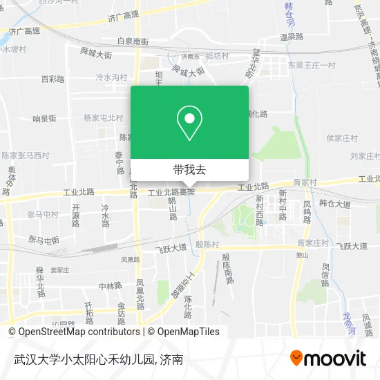 武汉大学小太阳心禾幼儿园地图