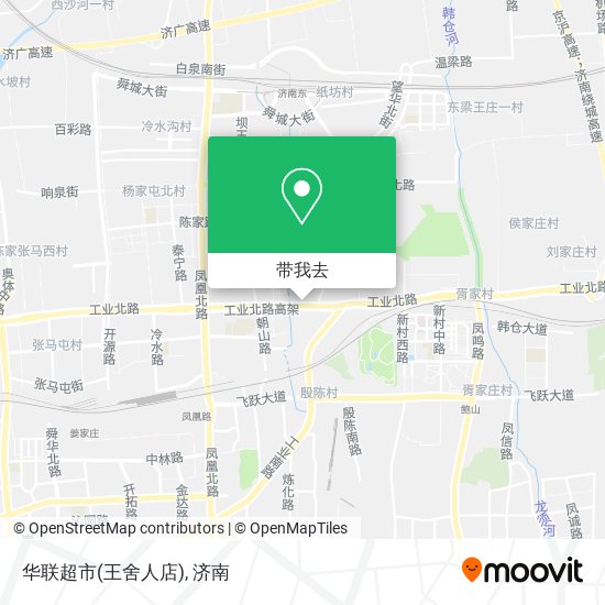 华联超市(王舍人店)地图